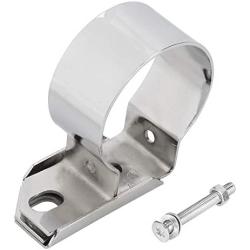 Ignition Coil Bracket, CNC Aluminium Alloy Ignition Coil Mount Bracket Fit for Ford Mustang F150 (Chrome-Plated Silver)