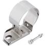 Ignition Coil Bracket, CNC Aluminium Alloy Ignition Coil Mount Bracket Fit for Ford Mustang F150 (Chrome-Plated Silver)