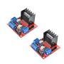 #10Gtek# L298N Motor Drive Controller Board Module for Electric Projects Arduino Smart car Power UNO MEGA R3 Mega2560, Pack of 2