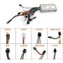L-faster 24V36V Electric Bike Brushless Gear Motor with Controller 83mm Width High-Speed Hub Motor Light Bicycle Spoke Motor Control Unit