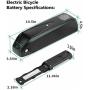 Jieoto Electric Bike Battery Pack 36V 20Ah Cells Front Rear Hub/Mid Drive Bicycle Motor Kit with Charger XT60 Plug