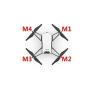 RYZE Tello 8520 Coreless Genuine CW CCW Motor for DJI Tello 720P Camera WiFi FPV Mini Drone Quadcopter Repair Accessories (Genuine M3 Motor (Long Black/White Line))