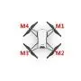 RYZE Tello 8520 Coreless Genuine CW CCW Motor for DJI Tello 720P Camera WiFi FPV Mini Drone Quadcopter Repair Accessories (Genuine M3 Motor (Long Black/White Line))