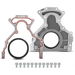Rear Main Seal Cover Kit with Gasket Compatible with Chevrolet Corvette Camaro Silverado Tahoe GMC Buick Cadillac Hummer Isuzu Pontiac