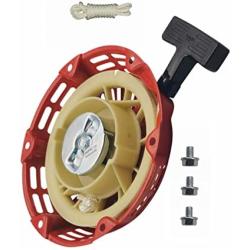 YAMAKATO Champion Generator Pull Start Assembly w/Pull Cord for Honda GX160 GX120 GX200 Recoil Starter Powemate ETQ All Power Echo Gentron Predator 159cc 196cc 200cc 212cc 224cc Engines Red OEM