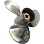 ARKDOZA 3 Balde SS Prop 30-70HP RH Rubber Hub 13 Spline Tooth Stainless Steel Propeller for Mercury Outboards