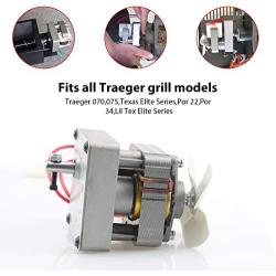 Unidanho Auger Motor for Pellet Stove Traeger Grill & Pit Boss Wood Pellet Grills Camp Chef Smoke Auger Motor Kit Drive Barbecue Grill Replacement Parts for Z Grills, Camp Chef Pellet Stoves Smoker