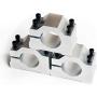 ULTECHNOVO Spindle Fixed Seat Engraving Machine Spindle Fixture Motor Holder Aluminum Mount Bracket