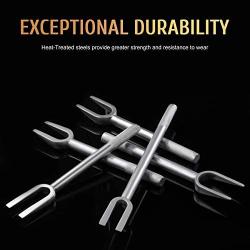 Orion Motor Tech 5-Piece Pickle Fork Tool Set | Ball Joint Separator Pitman Arm Separator and Tie Rod Removal Tool Kit for Separating Ball Joints Tie Rods and Pitman Arms