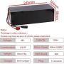 Jieoto 48V 20Ah E-Bike Lithium Battery Pack 13S 8P 20000mAh Li-ion Battery with Charger Suitable for Motors Within 1200W Fit for Electric Scooter Electric Motorcycle Electric Tricycle