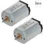 Fielect 2Pcs DC Motor 1.5V-4.5V 9000-13000RPM 0.04A Micro Motor Electric Motor Round Shaft for RC Boat DIY Airplane Toys Model DIY Hobby