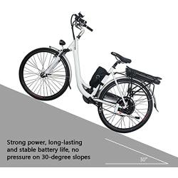 48V 12.8Ah E-Bike Lithium-Ion Battery, Built-in BMS Board, with 54.6V 2A Charger, for 250W-750W Motors, Replacement Battery Pack