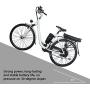 36V 12.5Ah E-Bike Lithium-Ion Battery, Built-in 30A BMS, Replacement Battery Pack for 250W/350W/500W/750W Motors, with 42V 2A Charger