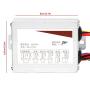 Brushed Controller, 24V 500W Electric Bicycle Scooter E-Bike Motor Brushed Speed Controller Box with Handle Throttle Grip