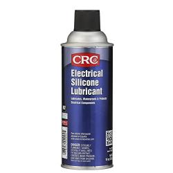 CRC Electrical Silicone Lubricant 02094 – 10 Wt Oz., Premium Grade Silicone Aerosol for High Temperature Applications
