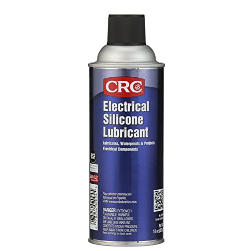 CRC Electrical Silicone Lubricant 02094 – 10 Wt Oz., Premium Grade Silicone Aerosol for High Temperature Applications