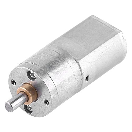 DC 12V Electric Gear Motor High Torque Speed Reduction Motor 15/30 / 100/200 RPM with Centric Output Shaft 4mm Dia for RC Car Robot Model DIY Engine Toys (200 RPM)