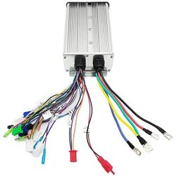 yuandai yuandai Intelligent Brushless Controller 48V 60V 72V 84V 2000W Maximum Current 45A Aluminium Alloy E-Bike Brushless Motor Controller for Electric Bicycle Scooter, silver