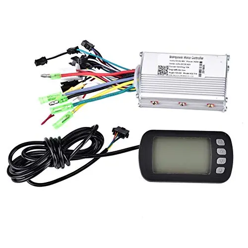 FAMKIT 36V/48V 350W Brushless Motor Controller with LCD Panel for E-Bike Electric Bike Scooter