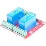 KNACRO 5V 5A 2 CH Relay High Level Trigger 2-Way Trigger 4-Way NO and NC Control for Motor Control Electronic Industrial Control PLC Control Arduino Accessories Development