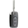 Replacement Keyless Entry Remote Flip Key Fob fits 1998 1999 2000 2001 VW Beetle, Golf, Jetta, Passat (HLO1J0959753F)