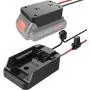 Power Wheel Adapter with Fuse&Switch,Secure Battery Adapter for Black+Decker 20V MAX Lithium Battery,with 12 Gauge Wire,Good Power Convertor for DIY Ride On Truck,Robotics,RC Toys and Work Lights