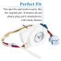 Ximoon WR60X10074 Evaporator Fan Motor Replacement for GE Hotpoint Refrigerators Fit 914169 AH304658 EA304658 PS2364950 1550741 AP4438809