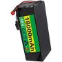 Wnicek 48V 18000mAh Lithium Battery Pack 1000W E-Bike Battery Pack Used for Motors Within 1000W 750W 500W 350W 250W for Electric Scooters Electric Tools Electric Tricycles
