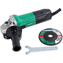 Metabo HPT Angle Grinder, 4-1/2-Inch, 5.1-Amp Motor, Small Grip Diameter, 4 Lbs (G12SS2)