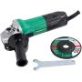 Metabo HPT Angle Grinder, 4-1/2-Inch, 5.1-Amp Motor, Small Grip Diameter, 4 Lbs (G12SS2)