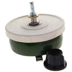 Fielect 100W 30R Ohm Ceramic Wire Wound Potentiometer Linear Rotary Resistor Rheostat with Knob for Industiral Machinery RPM Adjustment