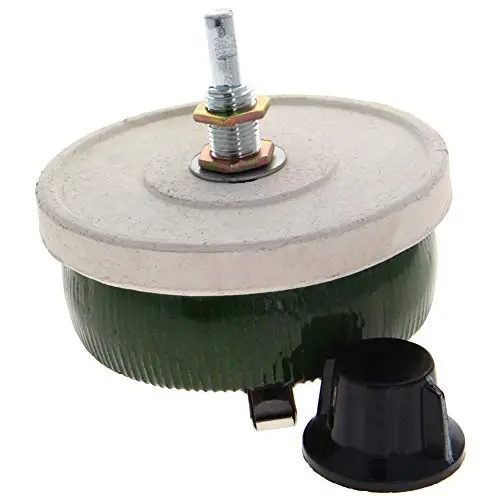 Potentiomètre céramique fil enroulé Fielect 100W 30R Ohm avec bouton pour machines industrielles et réglage RPM Potentiomètre céramique fil enroulé Fielect 100W 30R Ohm avec bouton pour machines industrielles et réglage RPM