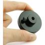 PZRT 3D Printer 42 Stepper Motor Positioning Handwheel Internal Hole Diameter 5mm Black