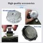 HORV 3L/5L Metal Gas Can for Motorcycle Home Backup Fuel Tank with Spout Emergency Petrol Diesel Drum Automobile Barrel Utility Container Steel Storage Tank Gasoline Equipment Green