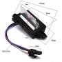 venveal AC Blower Control Module fit for Che-vy Silverado,Tra-ilblazer,C-adillac Escalade,G-MC Envoy,Sierra,B-uick Rainier,Heating and Air Conditioning Blower Motor Resistor OE 4p1516