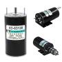 DC Moter, DC12V Adjustable Speed DC Motor 180W Permanent Magnet DC Motor 2000RPM with Bracket (DC 12V 2000RPM)