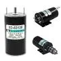 DC Moter, DC12V Adjustable Speed DC Motor 180W Permanent Magnet DC Motor 2000RPM with Bracket (DC 12V 2000RPM)