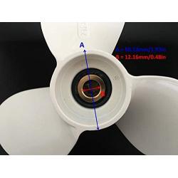 Boat Outboard Motor Aluminium Propeller 6E0-45943-00 01 EL for F 4HP 5HP F5A F6C 3 x 7 1/2