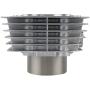 NICECNC Engine Cylinder Heads, Cylinder kit Piston 72mm Rings Gaskets Compatible with Suzuki GN250 DR250 GZ250 DR250S