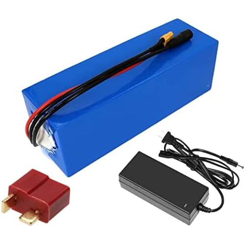 Wnicek 36V 15AH Lithium-ion Battery Pack 15000mAh E-Bike Battery Fit for 200W 250W 350W 500W 750W Motor with 42V Charger for Electric Tricycles Electric Scooters Electric Wheelchairs
