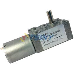 Small 12vdc 15 RPM Worm Reduction Gear Motor