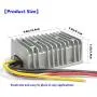 QJFCare Waterproof DC Buck Converter Voltage Regulator 36V 48V Step Down to 12V 30A 360W Adjustable Power Converter Transformer for Golf Cart, Car ,Vehicle