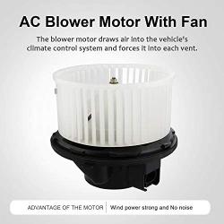 Front Heater Blower Motor Fan Assembly Replacement for Cadillac Hummer GMC Pickup Truck SUV 20760618, 700191, 22741027, 15-81683, 25860468, 89018283 Blower Motor Fan Wheel