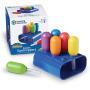 Learning Resources Jumbo Colorful Eyedroppers - Set of 6 with Stand, Ages 3+ Science Class Tools, Preschool Science, Sensory Table Accessories, Toddler Science Goggles, Droppers for Kids