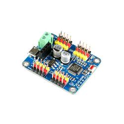 DIYElectronic Servo Motor Controller Driver Board 16 Channels Smart Car Robot High Accrrancy MCU Software