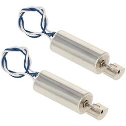 Fielect 2Pcs DC 3V Coreless Motor Built-in Vibration Motor Mini Electric Motor Miniature Micro Vibrating Vibration Coreless Motor for Electric Toothbrush 16.6mm x 7mm