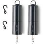 Wind Spinner Disco Ball Motor, Whirligigs Kinetic Outdoor Battery Rotating Mobile, Mirror Ceiling Hanging for Yard Chime Wind Sock
