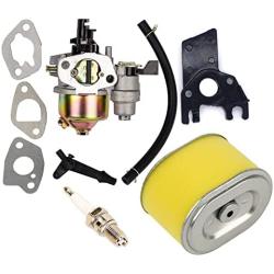 HIFROM Air Filter Spark Plug Replacement for Honda Gx140 Gx160 Gx200 5.5hp 6.5hp Engine Generator Lawn Mower Motor