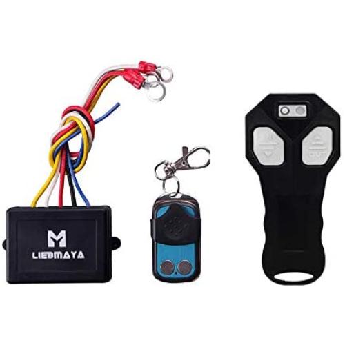 LIEBMAYA Wireless Winch Remote Control Kit for Jeep Truck ATV SUV 12V Switch Handset Waterproof