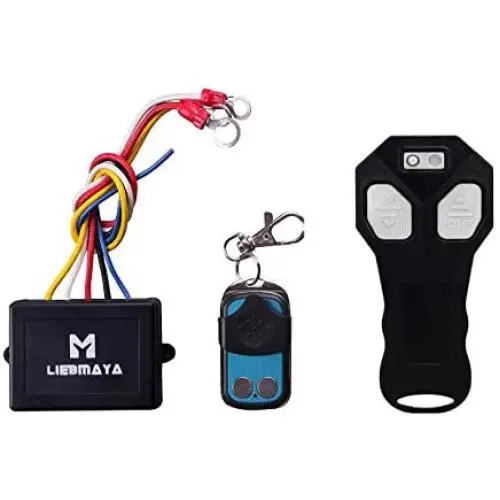LIEBMAYA Wireless Winch Remote Control Kit for Jeep Truck ATV SUV 12V Switch Handset Waterproof LIEBMAYA Wireless Winch Remote Control Kit for Jeep Truck ATV SUV 12V Switch Handset Waterproof